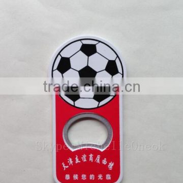 Football design metal beer bottle opener