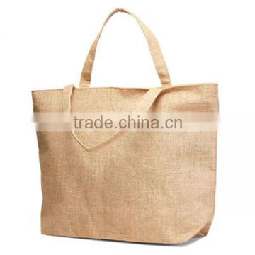 Factory competitive price jute bag with zipper