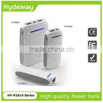 white color 2015 Portable Power Bank 8800mah/8800mah/10040mAh Power Bank Portable Universal Powerbank Powerbank For IPhone