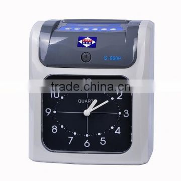 cheap Time recorder machine for staff's attendance with good design S-960