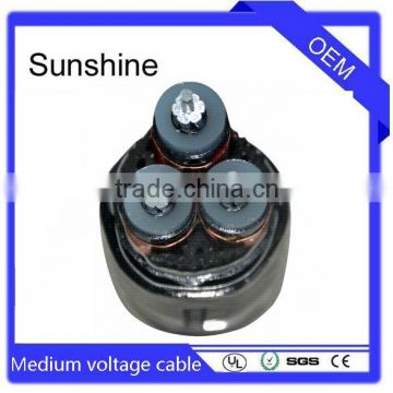 PVC insulated 1.5mm2-800mm2 MV cable