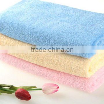 100% cotton soild terry bath towel for high quality