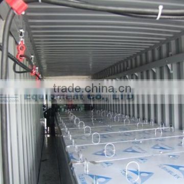 Containerized ice block making machine