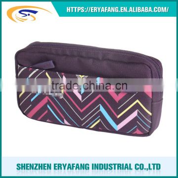 Made In China Factory Wholesale Printed Nylon Pencil Case