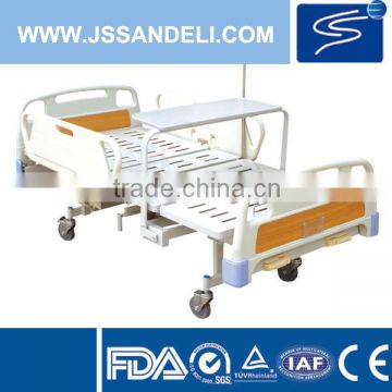 ABS double crank manual bed for patient