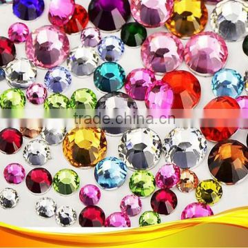 ot! Best-selling Full Size AB Glass Non Hot Fix Flat Back Rhinestones Crystal Diamonds for Nail Decoration