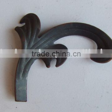 wrought iron fitting used for fence and gate parts
