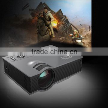 UC46 UNIC LED Cinema Projector LED Multimedia Portable Video Pico Small Mini LED Projector with USB SD AV VGA