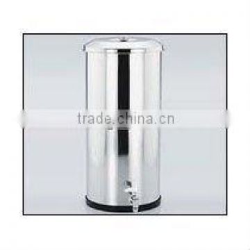 STAINLESS STEEL GRAVITY WATER FILTERS with CERAMIC SILVER IMPREGANATED CANDLEs