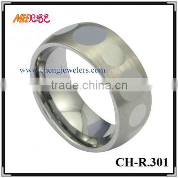 2014 fashion faceted tungsten carbide rolls rings wholesale