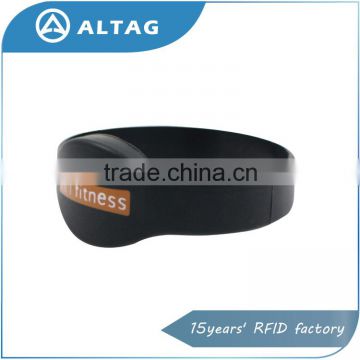 Custom printed silicone rfid wristband