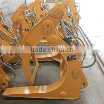 Customized PC70-7E Excavator Log Grapple, PC70 Wearable Log Fork for sale