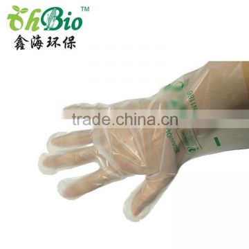 eco friendly products biodegradable compostable plastic disposable transparent gloves