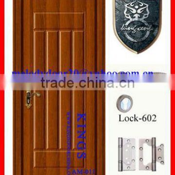 armored door with imported pvc,made by wooden