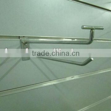 chrome metal Double wire display hooks