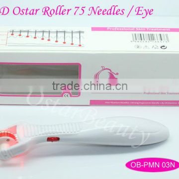 Derma one titanium hand needles photon led derma roller 75 needles eye roller