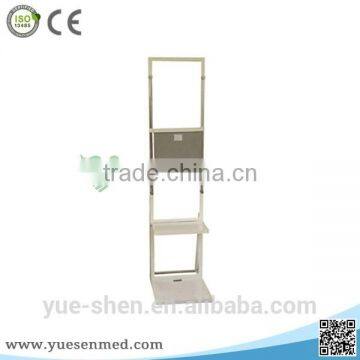 Low price simple spray painted x ray chest stand for x-ray machine