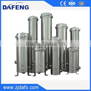Large filtering area stainless steel side entry bag water filter