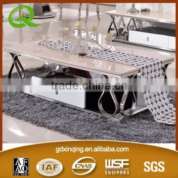 C387 2015 Hot Sale marble corner table high gloss coffee table
