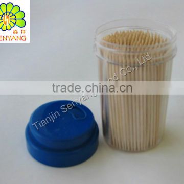 65 mm double tips disposable wooden toothpick