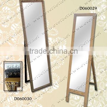 Floor Standing Wooden Frame Vintage Standing Mirror