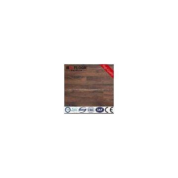 2.5mm Medium Raisin Oak Carpenter Handscrape wood Vinyl Plank Floor BBL-98207-6