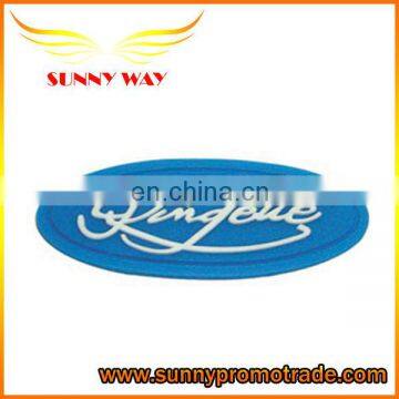 2014 new design oval shape soft pvc trademark