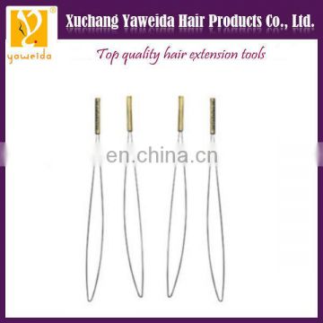 Wholesale price hot sales metal handle hair extension hook, hair extension pulling needle