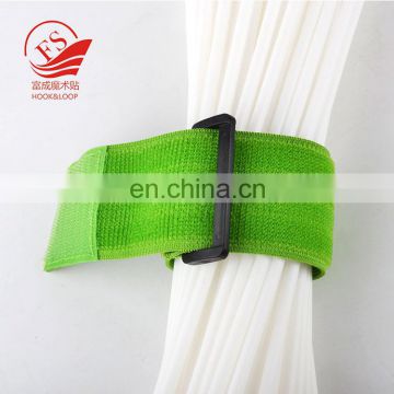 Elastic reusable cinch straps hook and loop cable ties