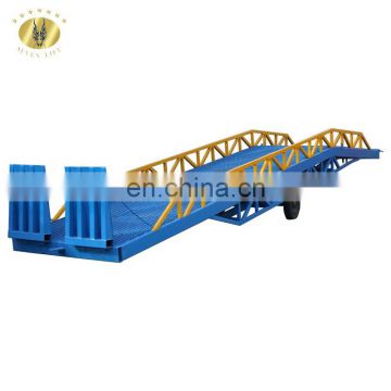 7LYQ Shandong SevenLift heavy duty mobile loading portable forklift yard container ramp for sale