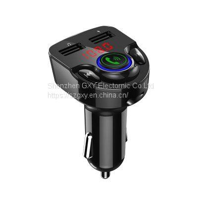 G32 5V/3.1A Dual USB Wireless Car Radio FM Transmitter Bluetooth Car MP3 Player with TF Card Slot for Music Play