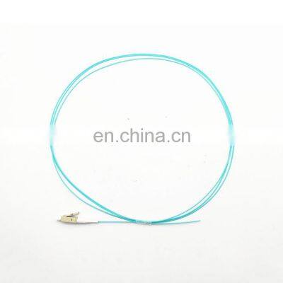 High Quality 2 Meter or Customized  PVC Fiber Optic Pigtail Multi Mode Fiber Optic Pigtail LC 0.9 mm