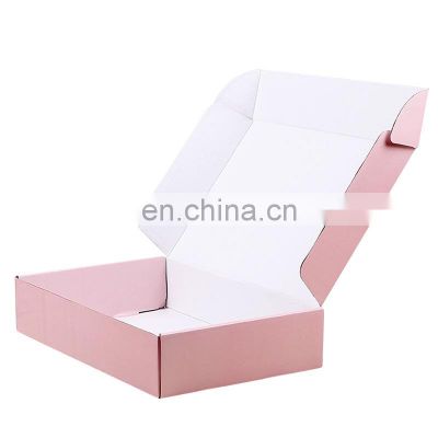 Customised corrugated cardboard shipping packaging folding paper board big compostable carton square boxes