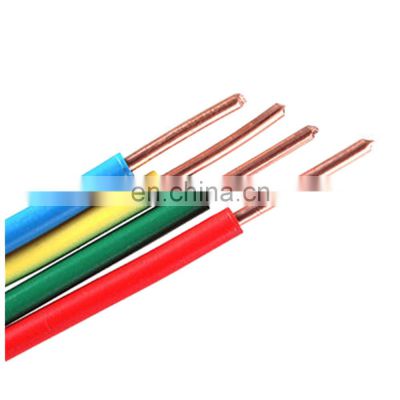 1.5mm 2.5mm Circular Copper Conductor Household Electrical Equipment Electric Wire