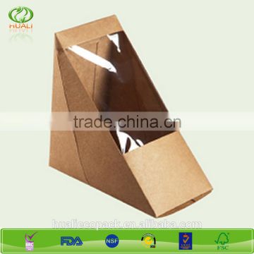 fast food packaging triangle sandwich paper food box