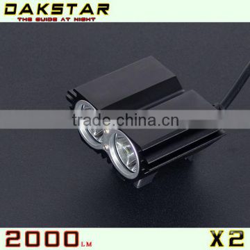 DAKSTAR Newest X2 CREE XML U2 2000LM 18650 High Power Rechargeable LED Bicycle Light
