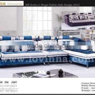 Malaysia Johor Batu Pahat L Shape Fabric Sofa ( Full Washable ) Model 2015