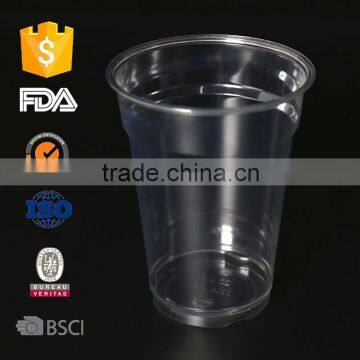 14oz PET material disposable plastic coffee cup