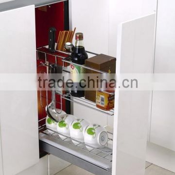 TKK 150/200MM Kitchen Cabinet Chrome Wire Narrow Basket