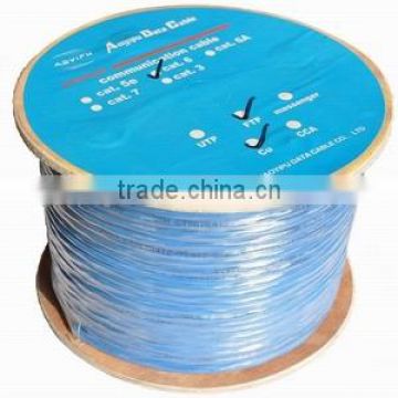 4*2* 0.57BC & CCA FTP CAT6 cable pass test 305M wooden reel