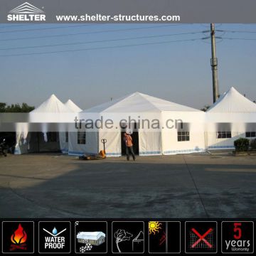 Unique outdoor white PVC Hexagon tent for housing