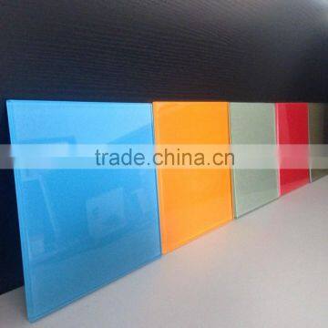 high quality colored back painted tempered glass