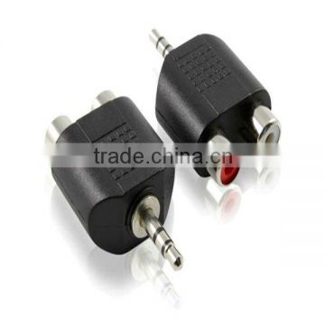 2012 best selling 3.5mm Male to 2RCA Female for portable device