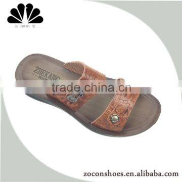 2016 pu fashion injection men slipper