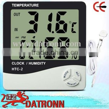 digital thermometer accuracy HTC--2 for room or outroom