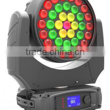 CE&RoHs Certificate 37x 10W 4 in 1 RGBW LED Zoom Moving Head Light
