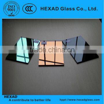 Chinese Factory5.5mm Dark Blue Reflective Glass