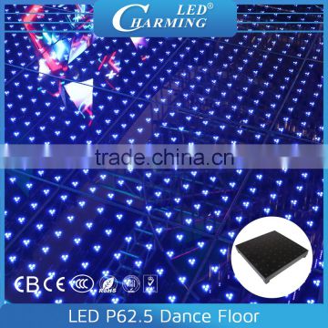 AC180V - 245V led semi-outdoor dance floor by led flash computer control system