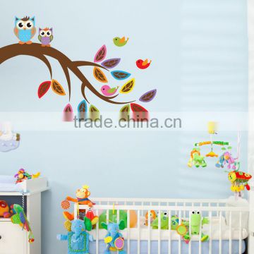 Custom DIY lovely cartoon wall decor decal for kids eco-friendly removable nursery decorative nursery wall stickers                        
                                                Quality Choice