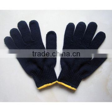 7G Black String Knit Glove
